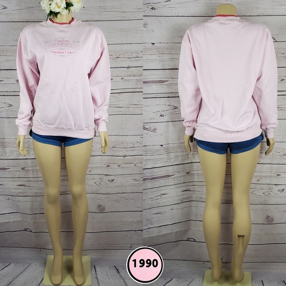 m & sportswear Tops - m & sportswear medium baby pink sweatshirt ( 5 for $20 )